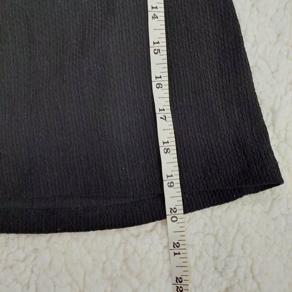 Black Gothic top with lace sleeves from Zara, women's size M - Picture 6 of 8